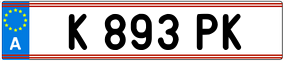 Truck License Plate